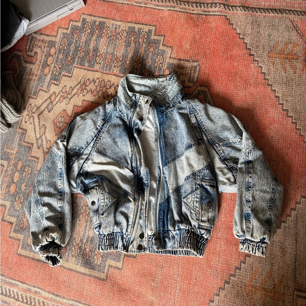 Forever 21 Blue and White Striped Jacket